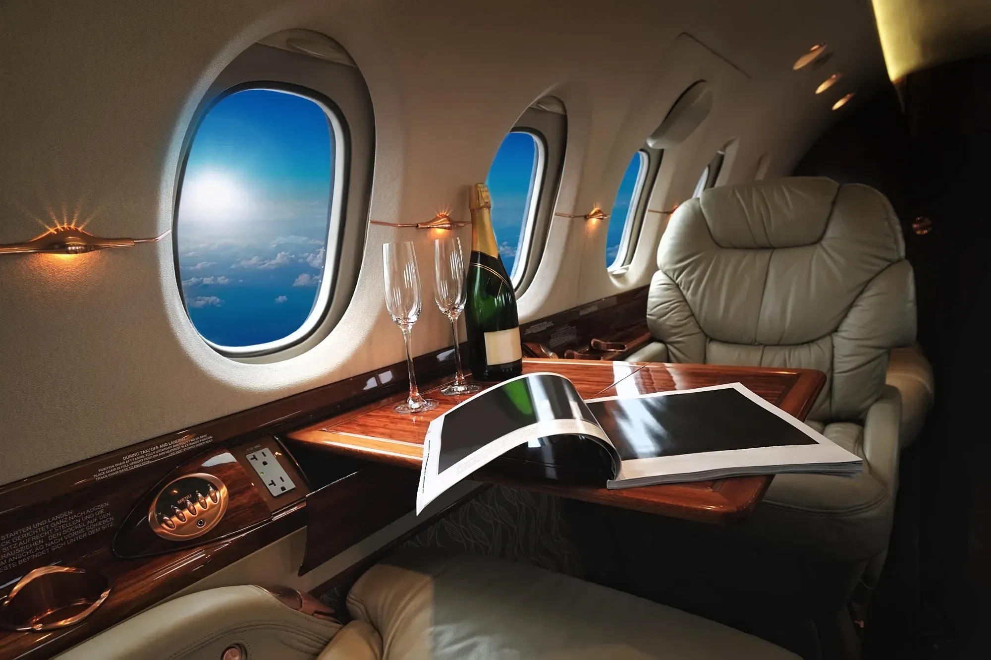 The Benefits of Flying Private vs. First-Class